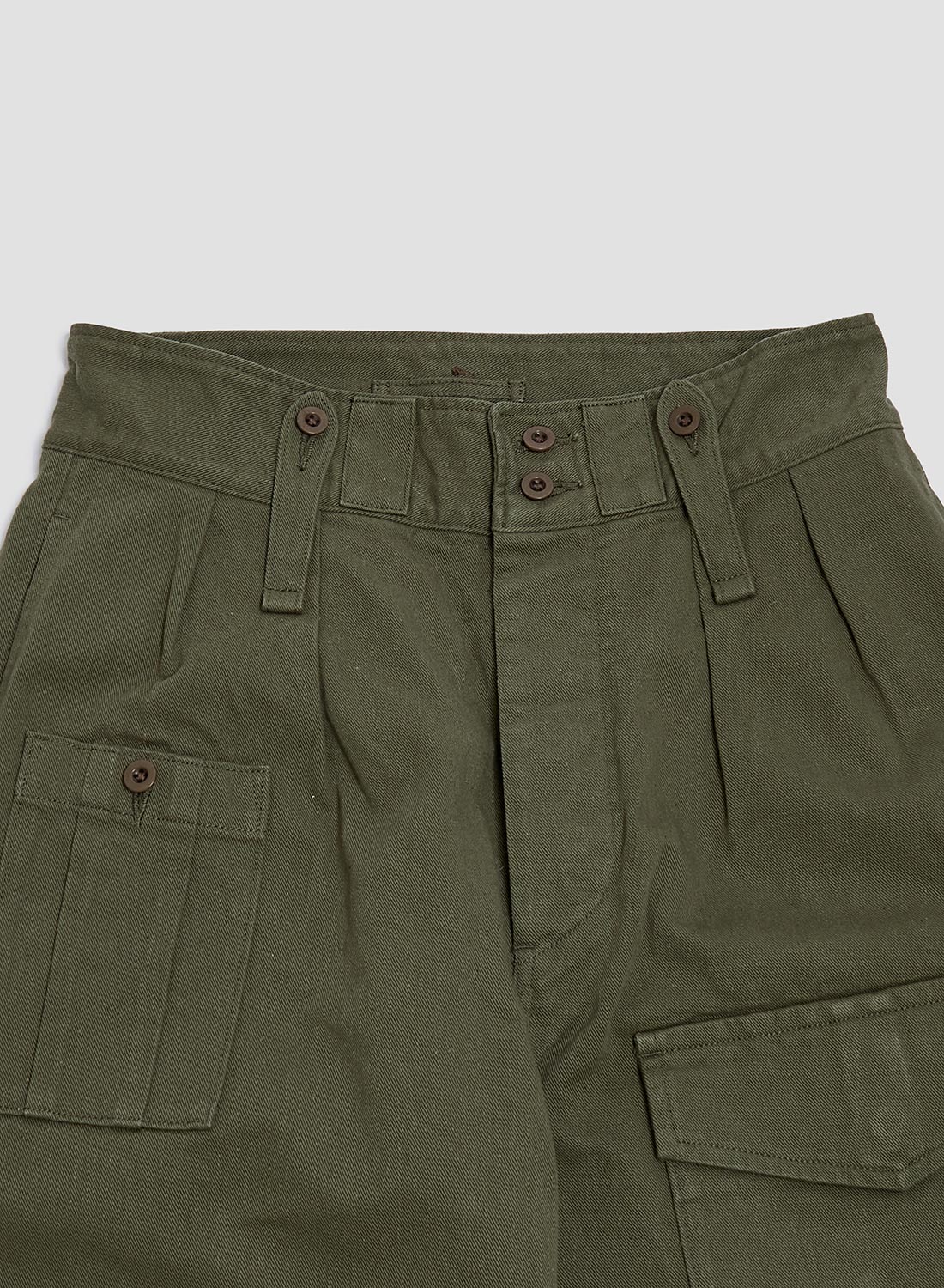 British Army Pant Vintage Twill in Green – Nigel Cabourn
