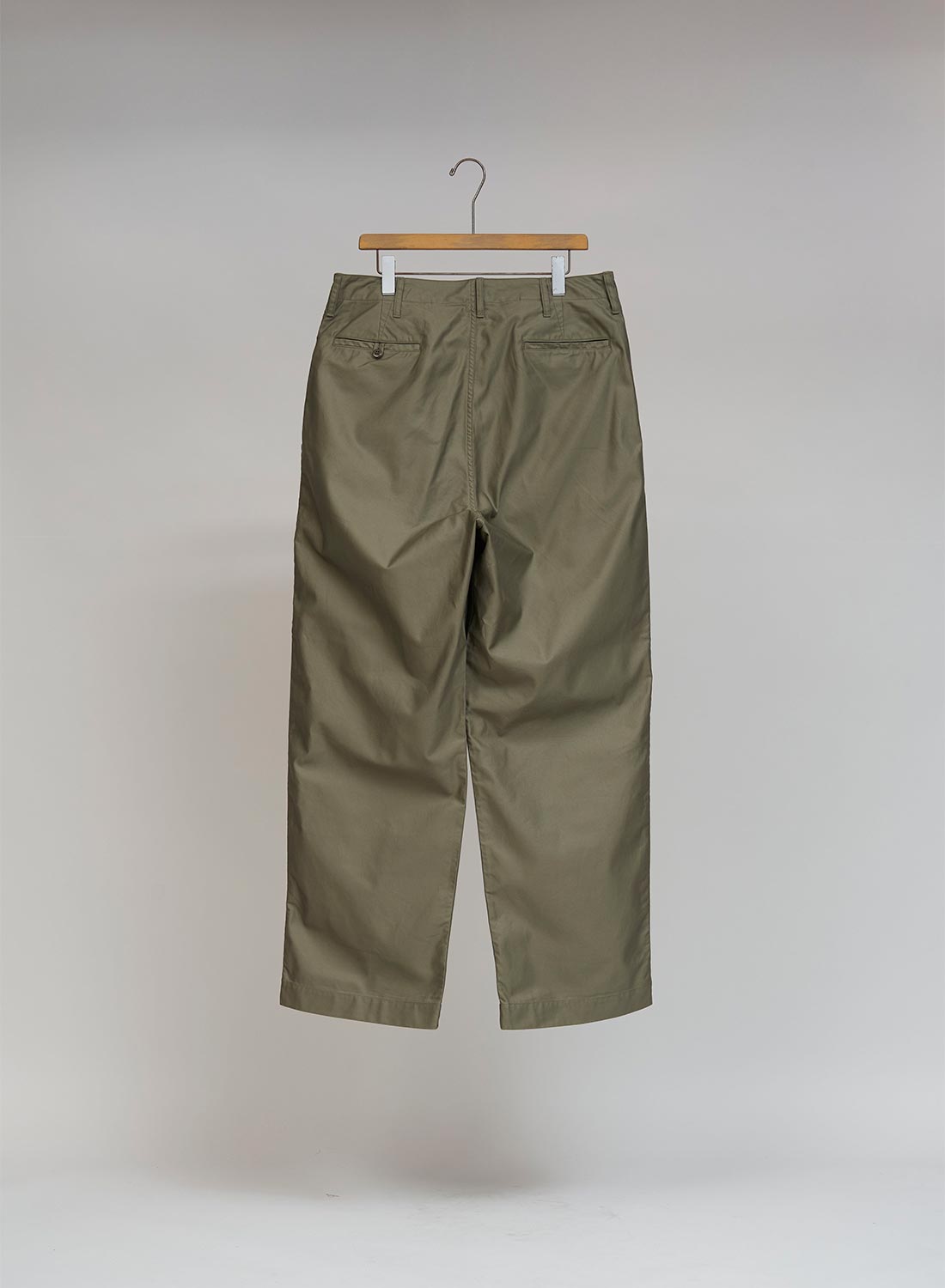 New Basic Chino Pant Moleskin in Green – Nigel Cabourn