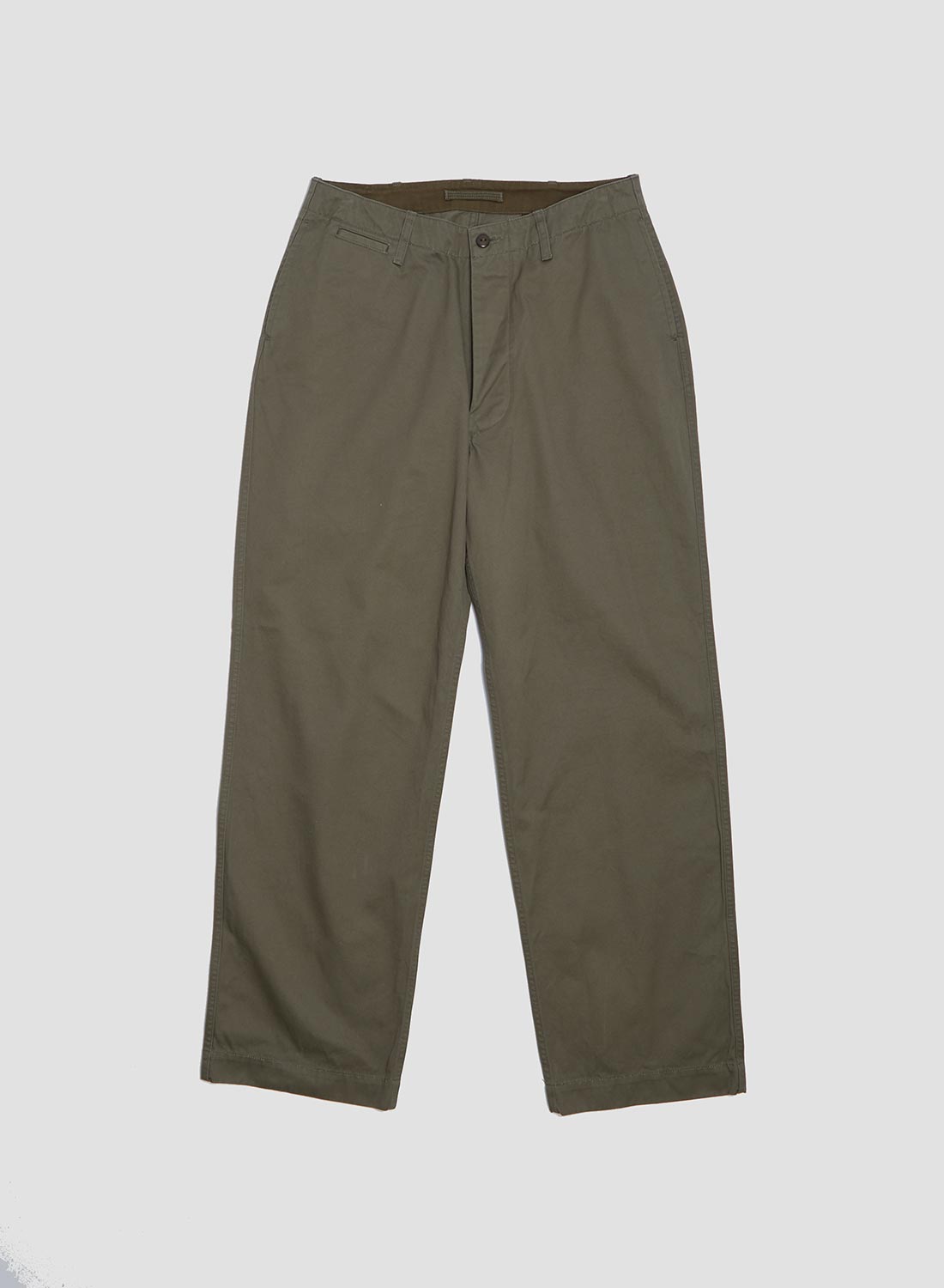 Basic Chino Pant in Green