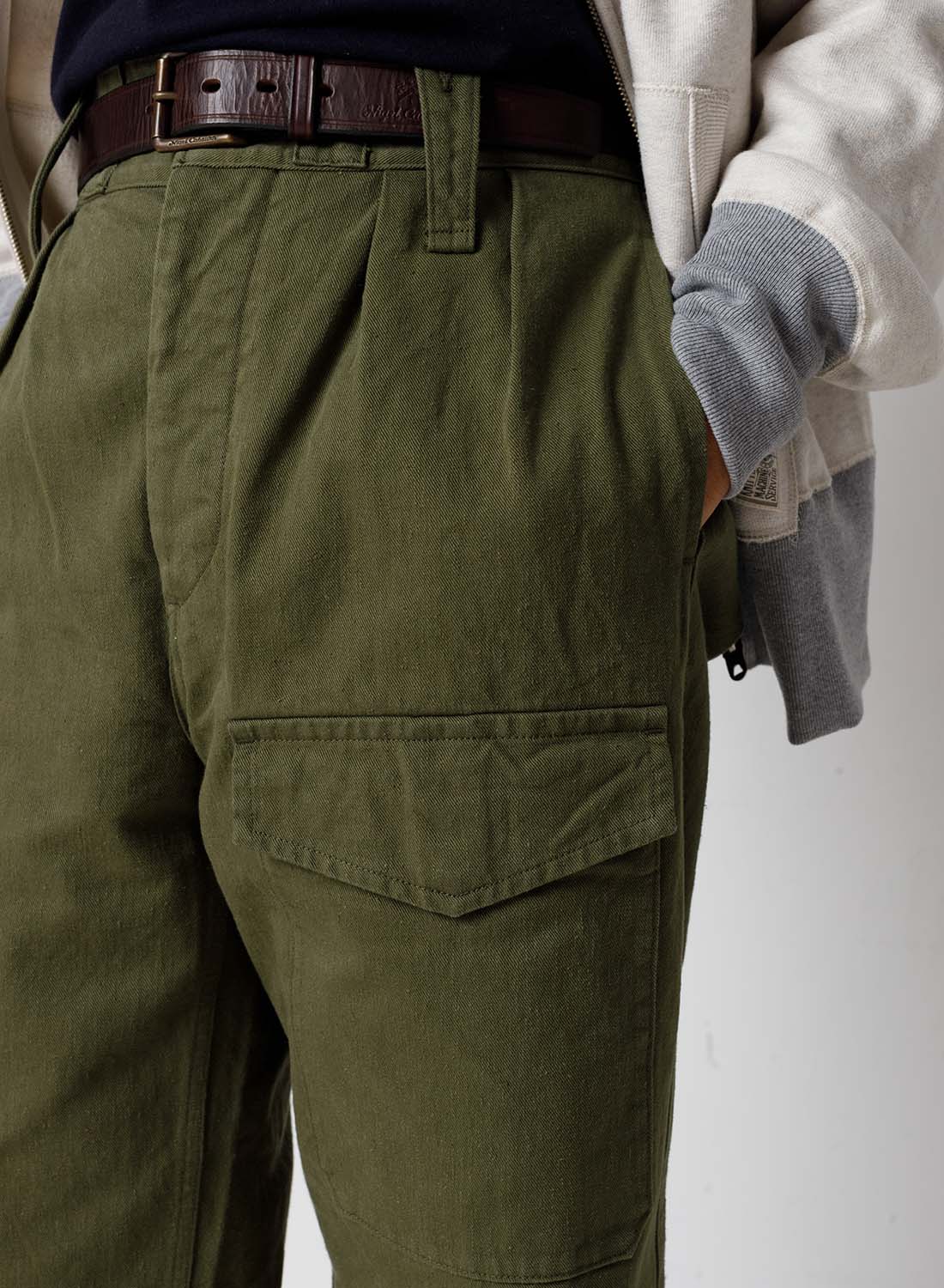 British Army Pant Vintage Twill in Green – Nigel Cabourn