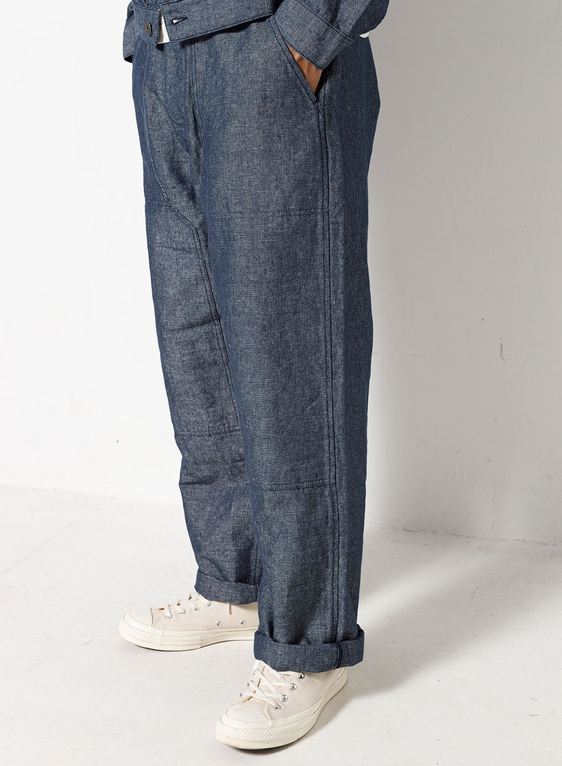 Nigel Cabourn FRENCH WORK PANT LINEN 36 - ワークパンツ